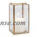 Better Homes and Gardens Metal & Glass Medium Lantern, Gold Finish   563409568